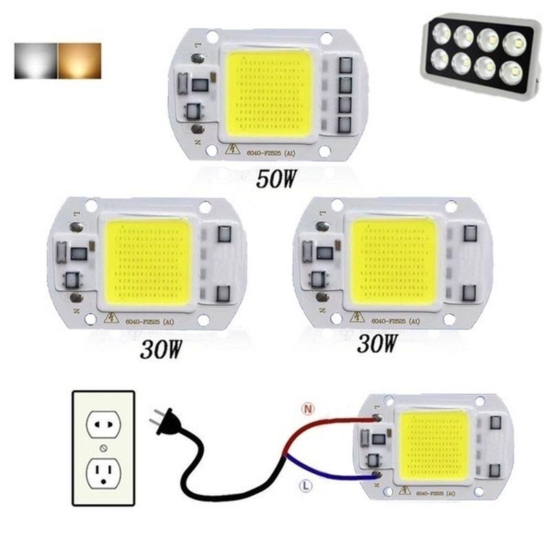 Chip đèn LED COB 20w 30w 50w 220v 110v tùy chọn