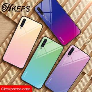 Ốp điện thoại phối màu Gradient cho Samsung Galaxy S8 S9 S10 Plus M10 M20 A30 A50