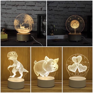 Đèn led 3d _đèn ngủ _ quà tặng độc đáo