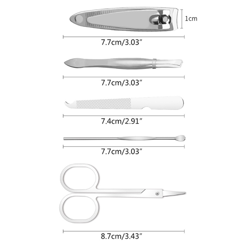 Bộ 5 Dụng Cụ Chăm Sóc Móng Tay Tiện Lợi