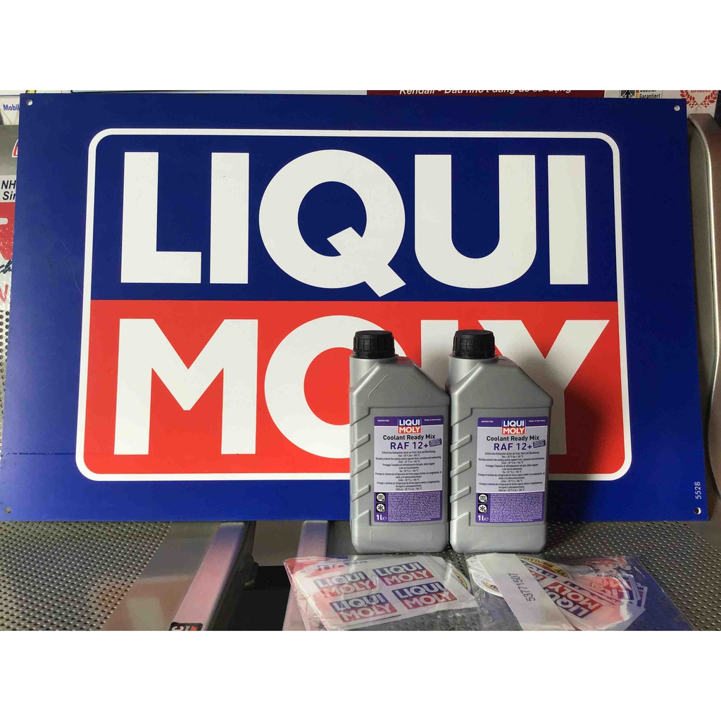 Nước làm mát xe máy Liqui Moly đỏ Coolant Ready Mix RAF 12 PLUS