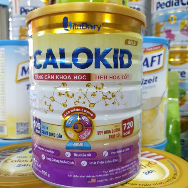 [LẺ GIÁ SỈ] Sữa Bột CALOKID GOLD 900G