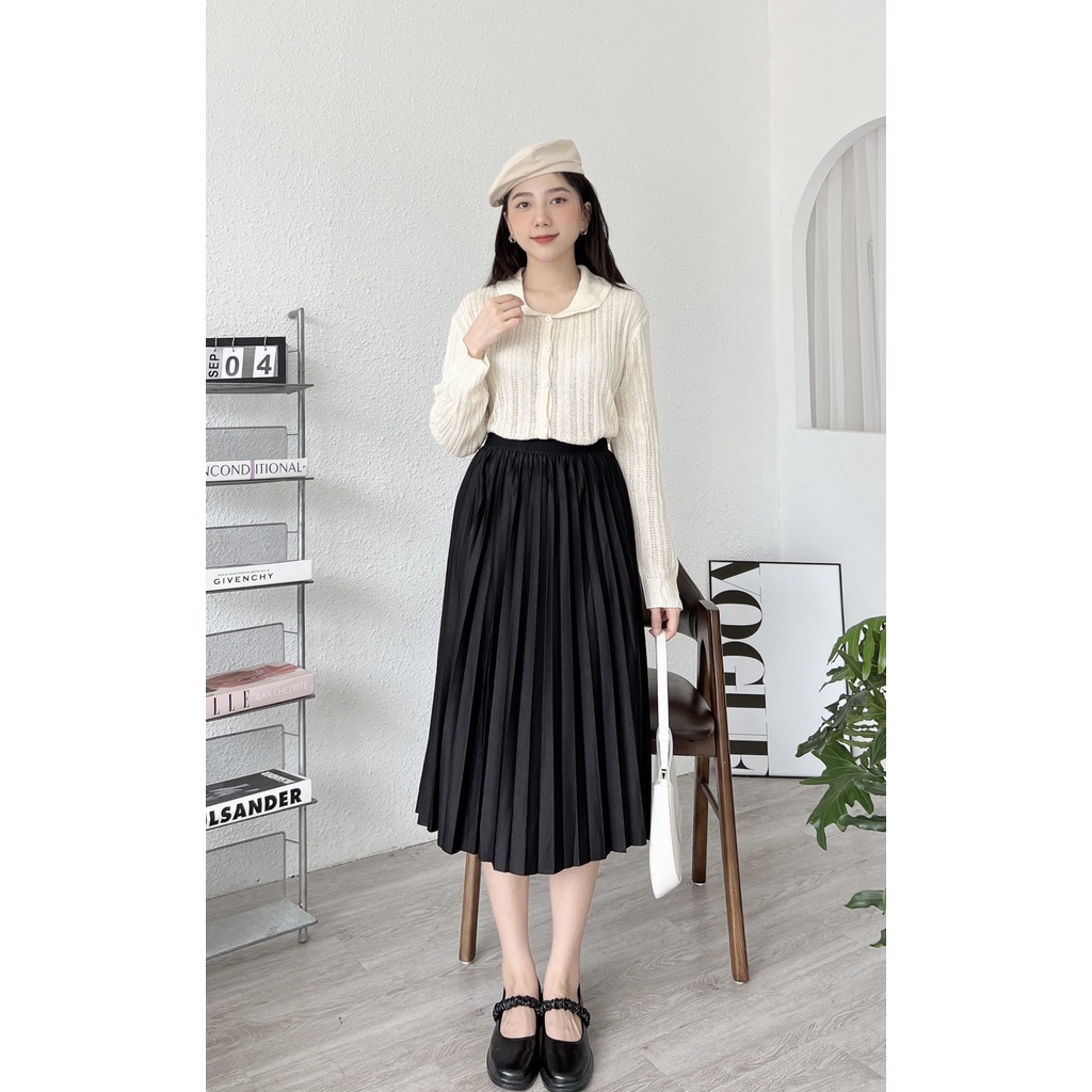 ÁO LEN SỢI THƯA CỔ SEN