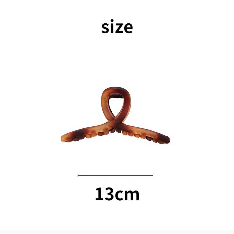 Kẹp tóc cỡ lớn bằng nhựa acrylic phong cách thời trang 2021