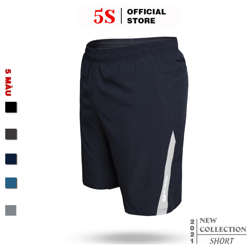 Quần Short Nam Thể Thao 5S (5 màu) Vải Gió Mềm, Siêu Nhẹ, Dáng Thể Thao, Thiết Kế Trẻ Trung Năng Động (QSG21007S1-02) -