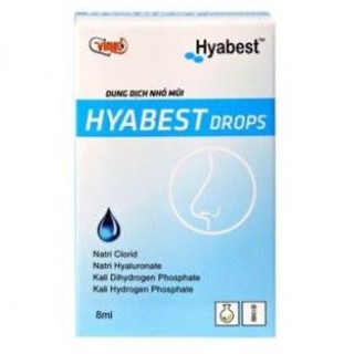 NHỎ MŨI HYABEST HẾT NGAY KHÔ VÀ ĐÀM NHỚT ( AN TOÀN CHO TRẺ SƠ SINH )
