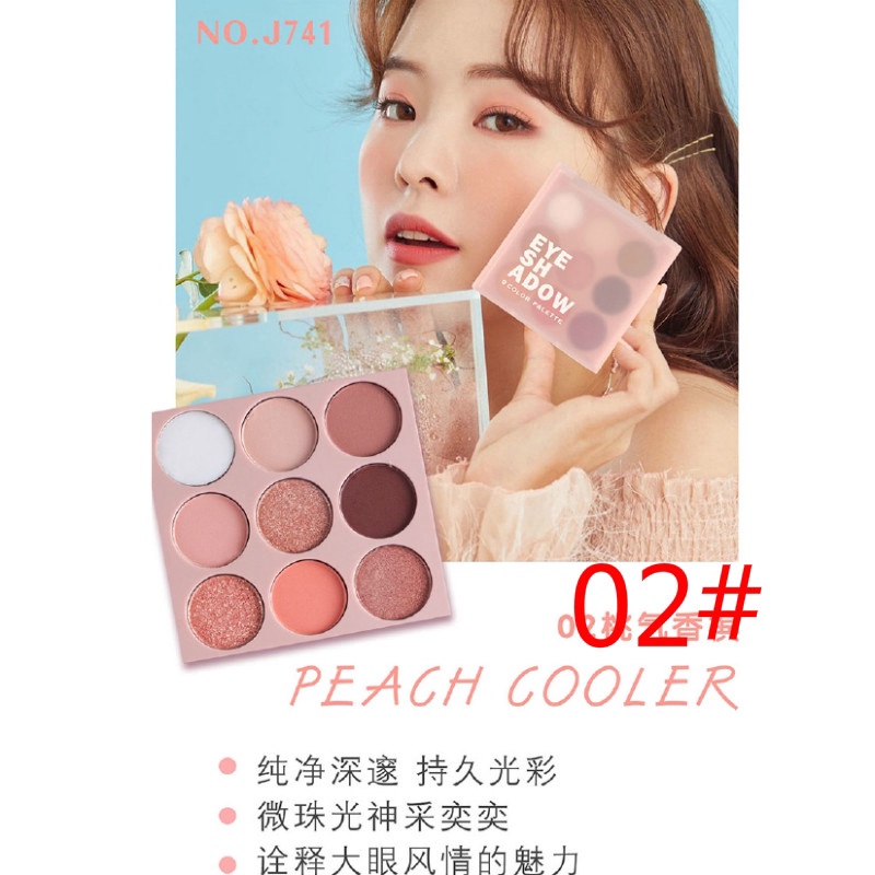 Phấn Mắt 9 Ô Jojo Eyeshadow Multi-Shadow Palette