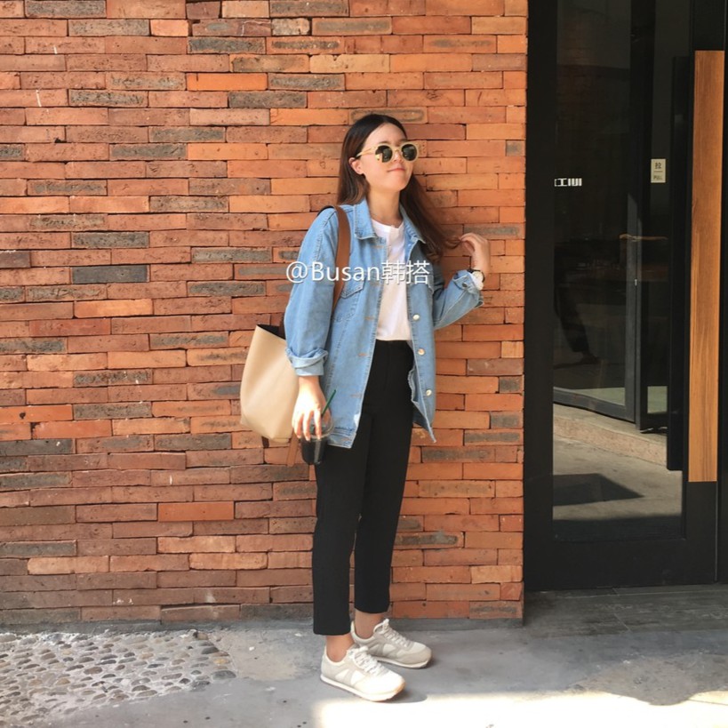 ÁO KHOÁC JEANS NỮ ULZZANG (kèm video) | BigBuy360 - bigbuy360.vn