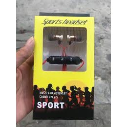Tai Nghe Bluetooth Sport S8 thể thao quảng cổ,2 đầu nam châm
