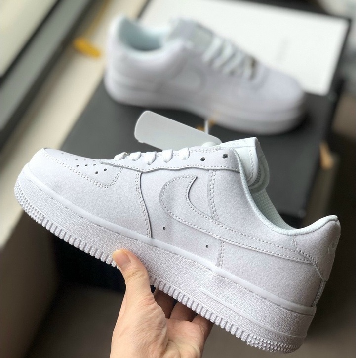 Giày thể thao và sneaker full trắng nam nữ 1/1