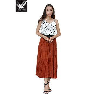 WEMEET Chân váy dài xếp ly nhỏ - 11531G012