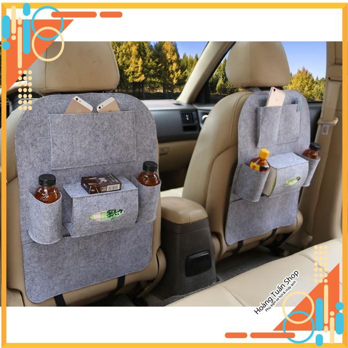 Tấm để đồ nỉ bông đa năng sau ghế xe ô tô xe hơi tiện dụng🎁Tặng túi than khử mùi khi mua 1 đôi