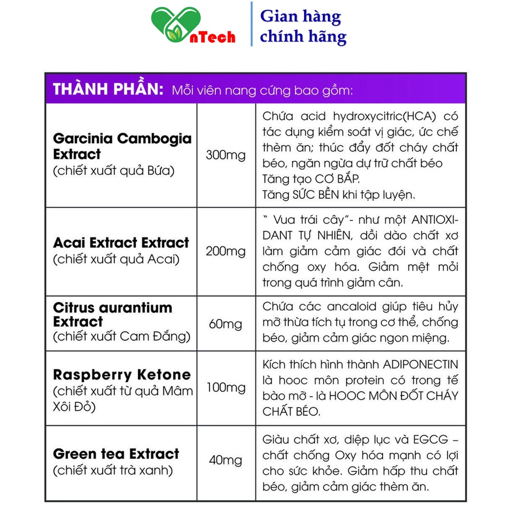 Giảm cân nhanh Everyday Health Fit MORE giảm cân an toàn sản phẩm nhập khẩu New Zealand liệu trình combo 4 hộp