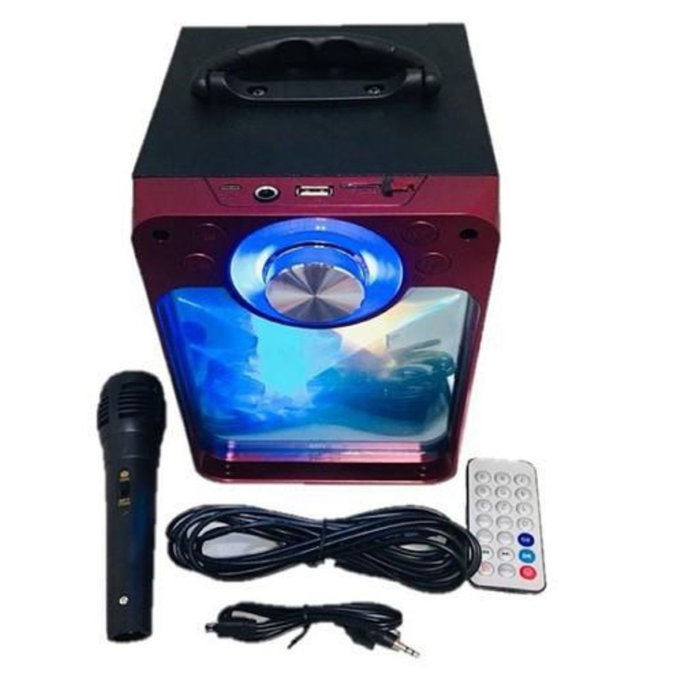 LOA KÉO KARAOKE BLUETOOTH MINI MN-03 CÓ REMOTE (TẶNG KÈM MICRO CÓ DÂY)