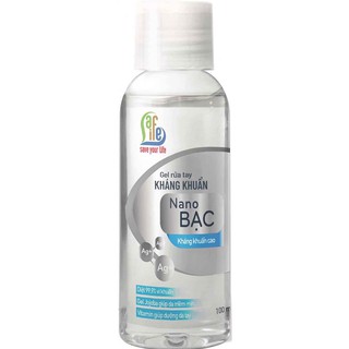 [Safelife] Gel rửa tay khô nano bạc kháng khuẩn 100ml