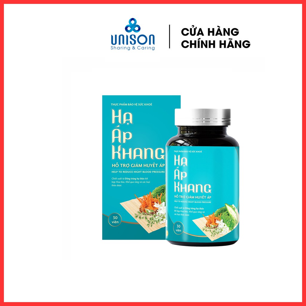 Viên Uống Hạ Áp Khang - Hỗ Trợ Ổn Định Huyết Áp (Hộp 30 Viên)