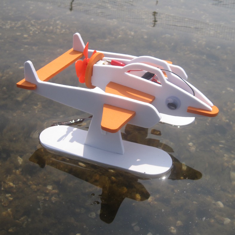 Đồ chơi trẻ em đồ chơi lắp ráp thủy phi cơ