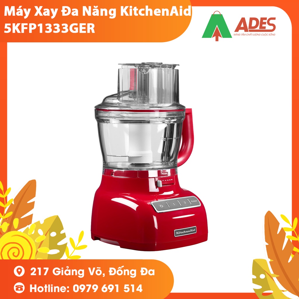 [Mã 33ELSALE hoàn 7% xu đơn 300k] Máy Xay Đa Năng KitchenAid 5KFP1333GER - Bảo Hành Chính Hãng