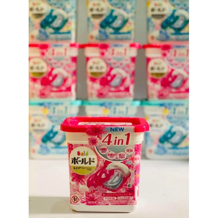 Viên giặt xả P&amp;G Gel Ball 3D/4D nội địa Nhật Bản hộp 12 viên.