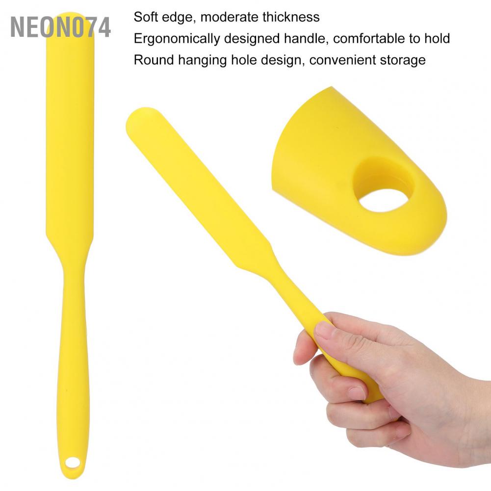 Neon074 Wax Spatula Melting Applicator Hair Removal Bean Scraper Multifunctional Silicone  Thìa phết sáp nóng