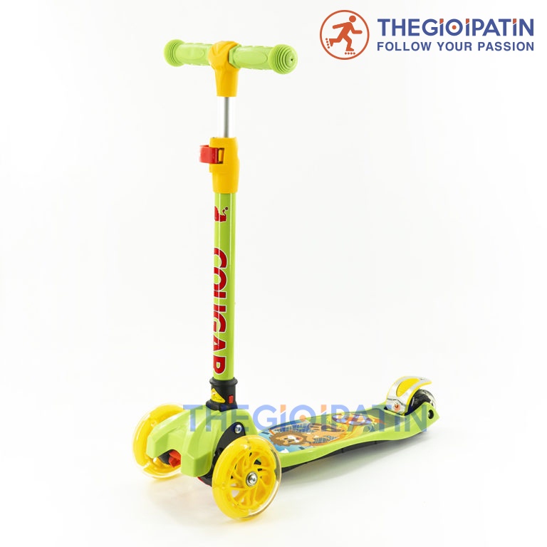 Xe Scooters Cougar-Centosy MHBC 05, Xe Trượt Cho Trẻ Em,Có 3 Bánh Có Đèn Phát Sáng