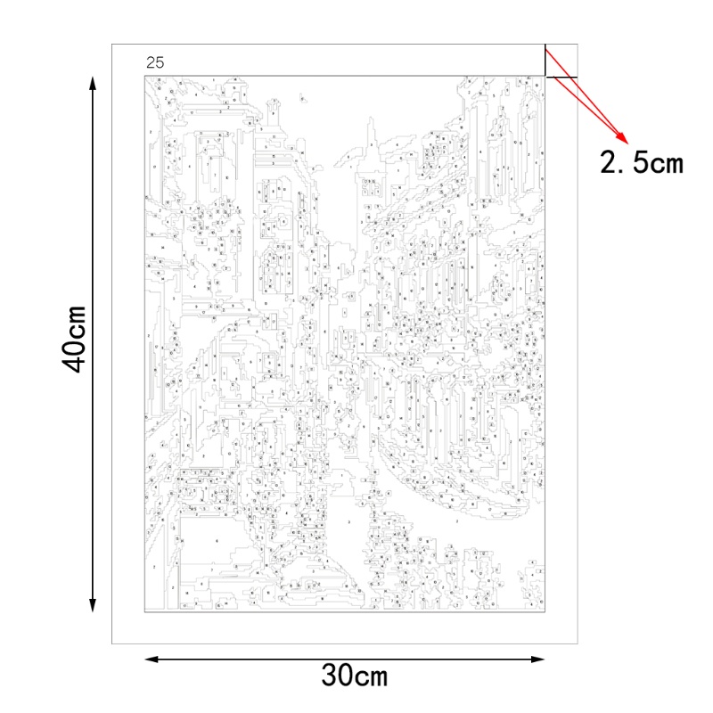 Bộ Tranh Sơn Dầu Tự Làm Hình Phong Cảnh Độc Đáo Kèm Phụ Kiện