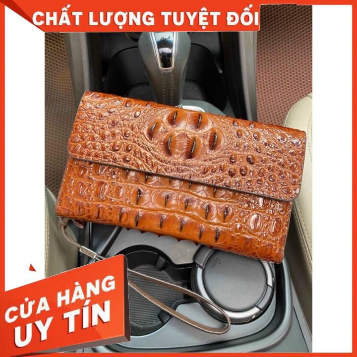 Túi Cầm Tay Da Thật
