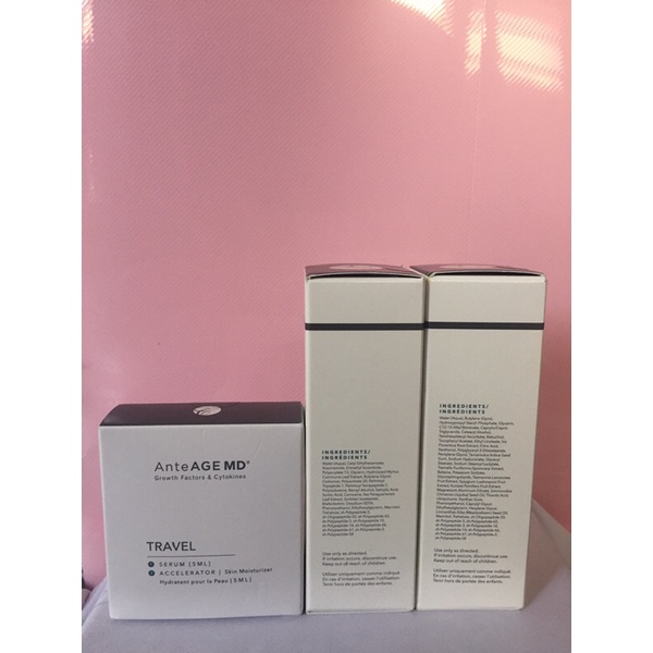 Combo AnteAGE MD Serum Và Accelerator Dưỡng Ẩm, Bảo Vệ, Tái Tạo Và Trẻ Hoá Làn Da 30ml
