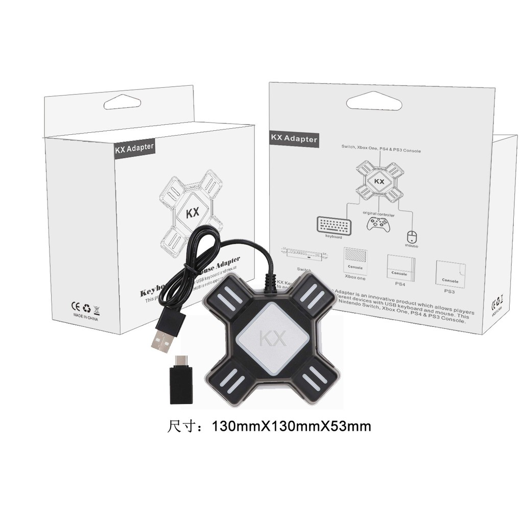 Bộ chuyển chơi chuột và bàn phím cho Playstation 4/ Switch/ Xbox/ Ps3 - KX converter