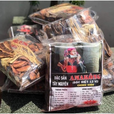 1 Thang AMaCong LOẠI 1KG 12 VỊ THUỐC - CHÍNH HIỆU BUÔN ĐÔN , ĐĂK LĂK