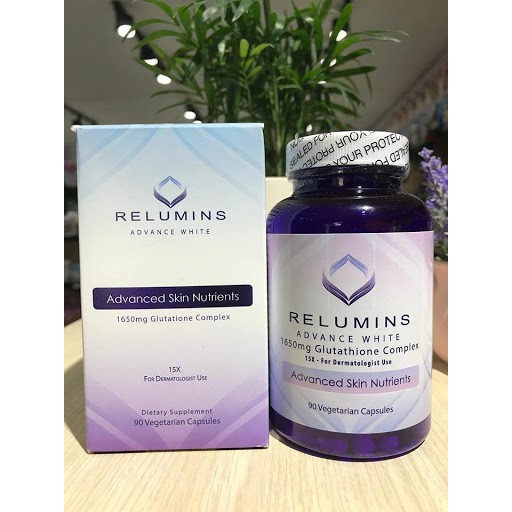 ( HỘP ĐỰNG ) Vitamin C Complex - Relumins Advance Nutrition 180v