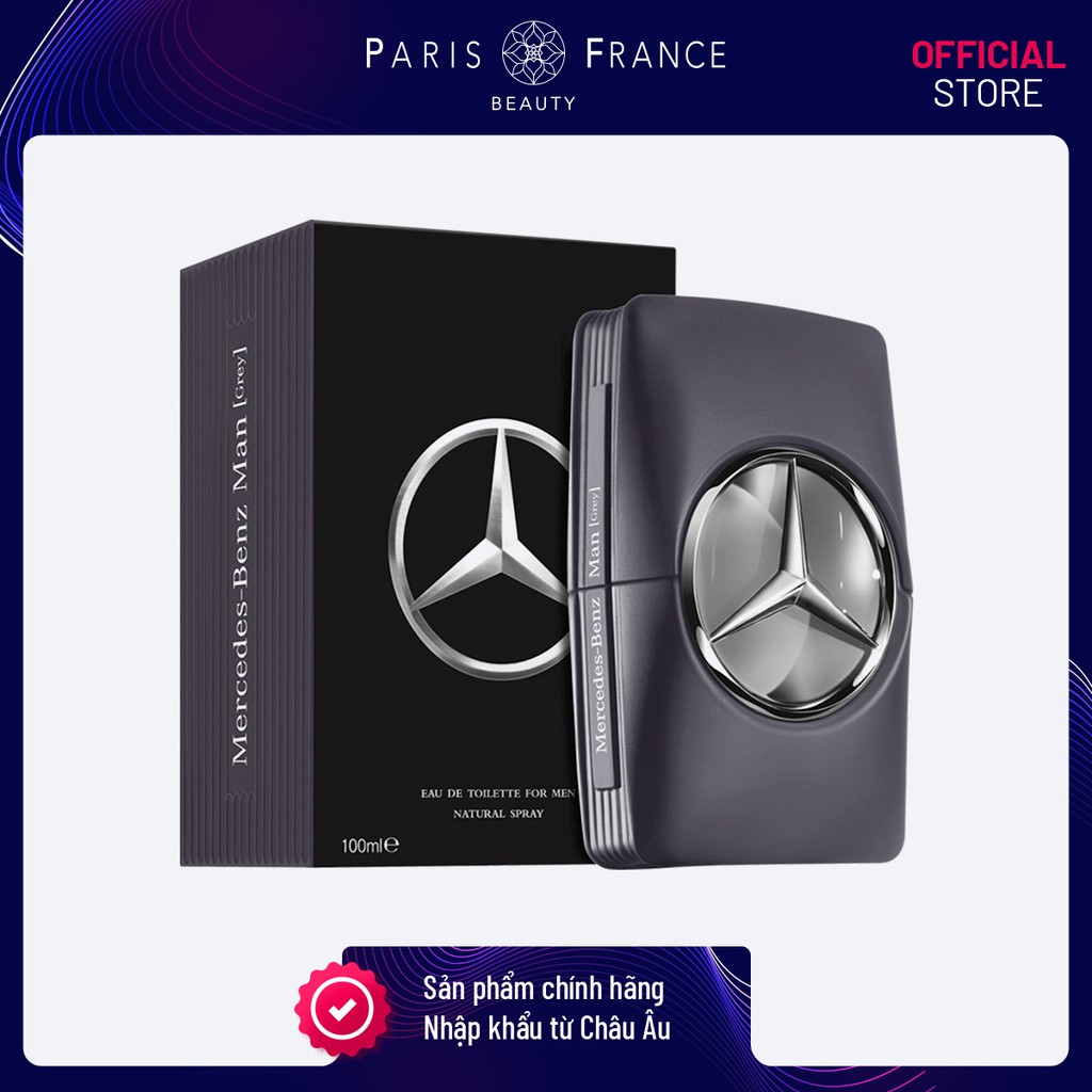 Paris France Beauty - Nước Hoa Nam Mercedes-Benz Man Grey EDT