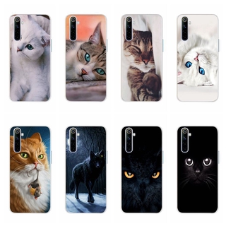 Case Realme 5 Pro 5i 6 6Pro 6i Cool Cover Cat Wolf Printed Casing Oppo Realme5i 6i Soft TPU Case Real me 5Pro 6 Pro Bag