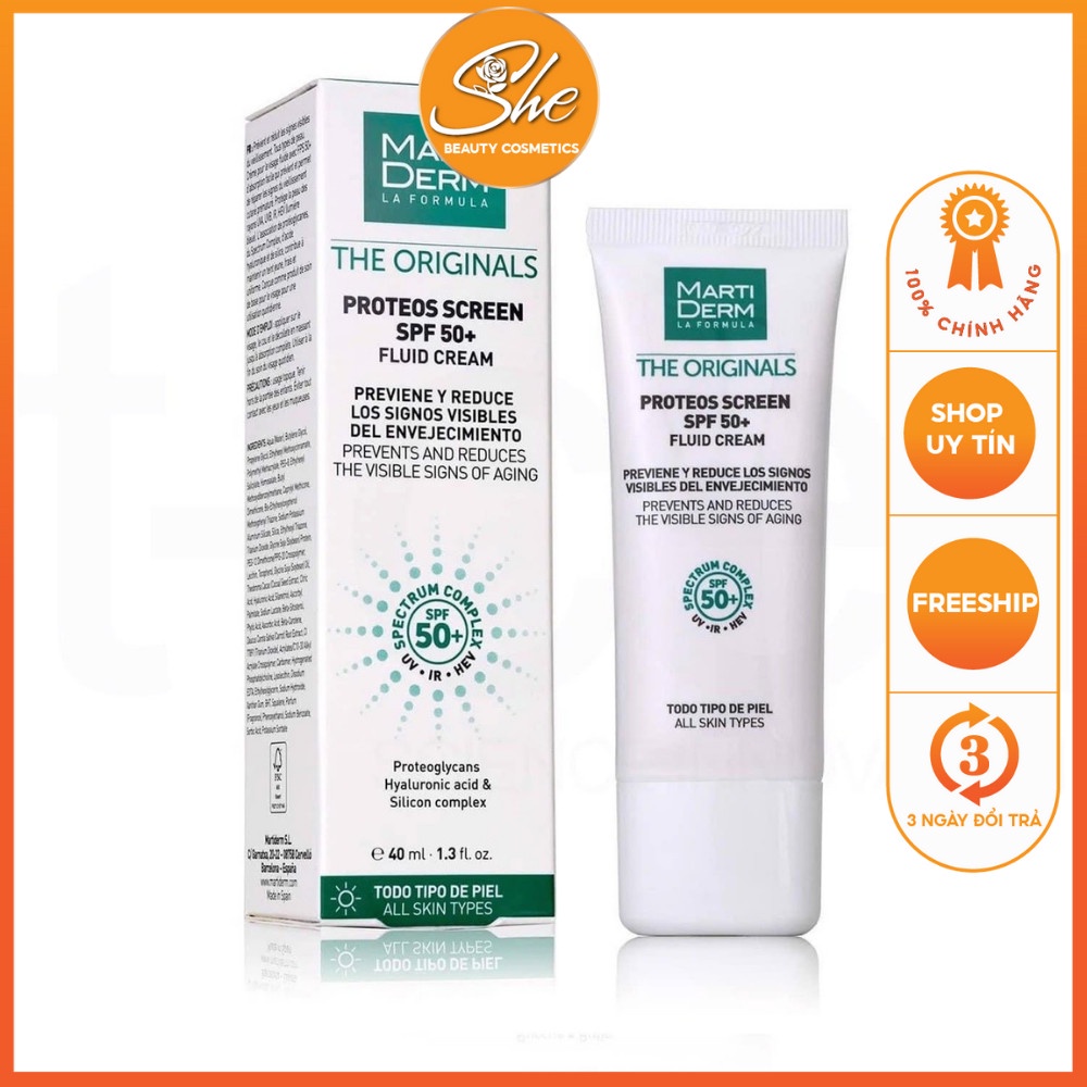 Kem Chống Nắng MARTIDERM THE ORIGINALS fullsize 40ml