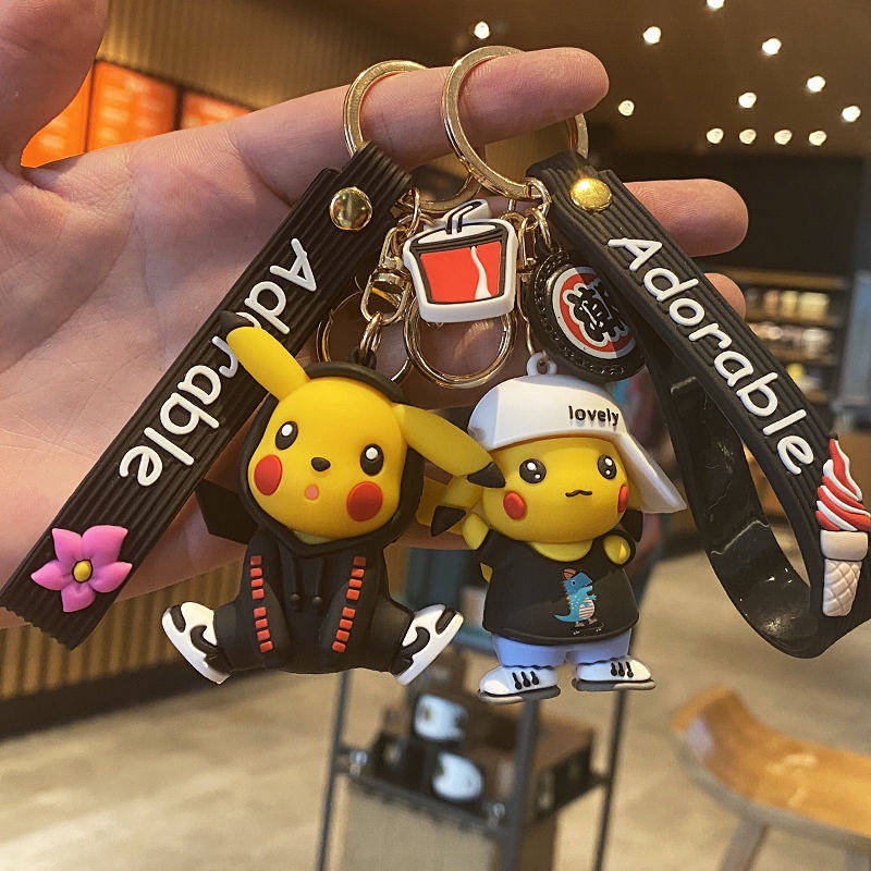 Móc khóa hình pikachu dễ thương sáng tạo