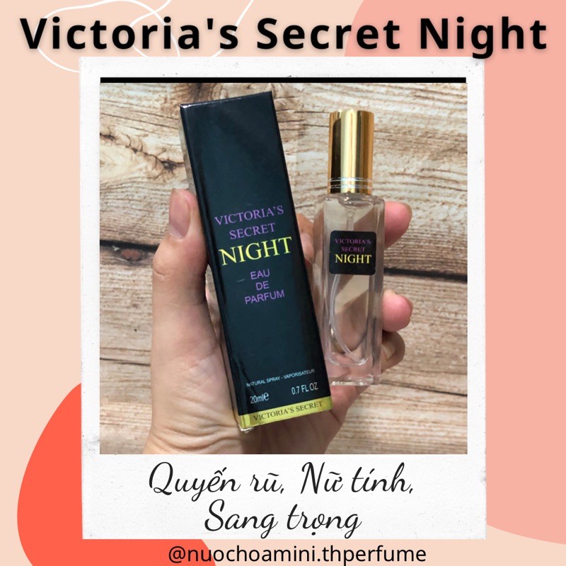 Nước Hoa Mini VICTORIA’S SECRET NIGHT 20ml (Mẫu 5D)