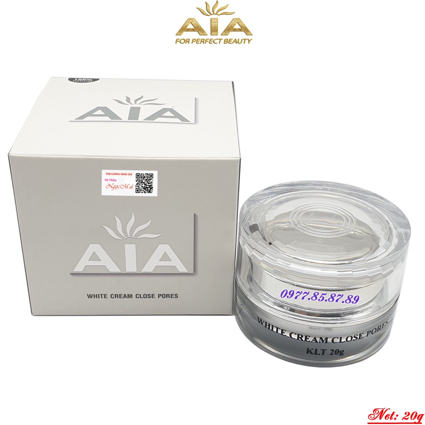 Mỹ Phẩm AIA - Kem dưỡng trắng da ngừa thâm quầng mắt se khít lỗ chân lông 15g