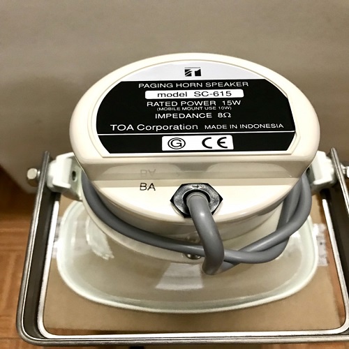 Loa phóng thanh toa 15W SC-615 hàng xịn xuất xứ Indonesia vành nhôm, chuyên đánh chim đêm, bảo hành 12 tháng