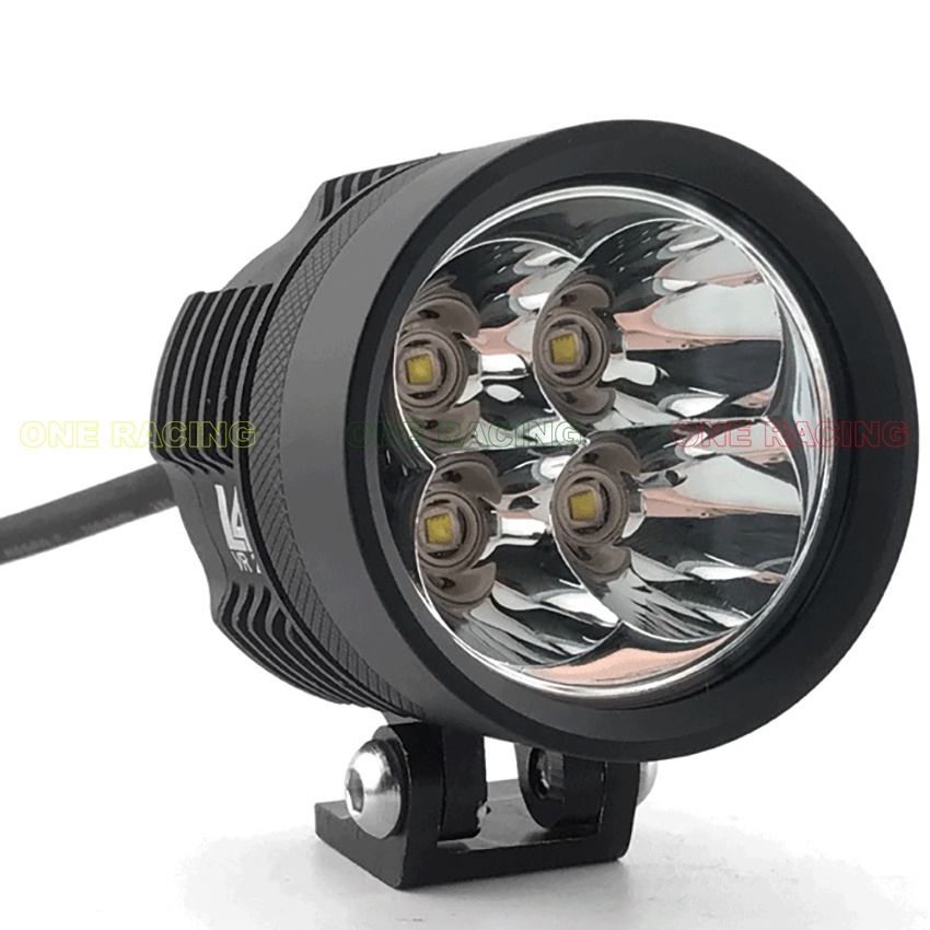 Đèn trợ sáng xe máy l4x siêu sáng 40w chống nước ip68 Tặng công tắc gắn winner x vario sirius và dòng xe khác