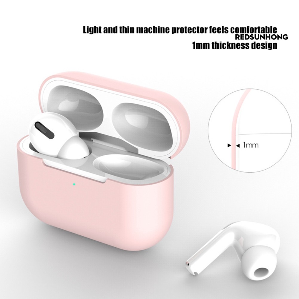 Vỏ Đựng Bảo Vệ Hộp Sạc Tai Nghe Airpods Pro 3 Bằng Silicone