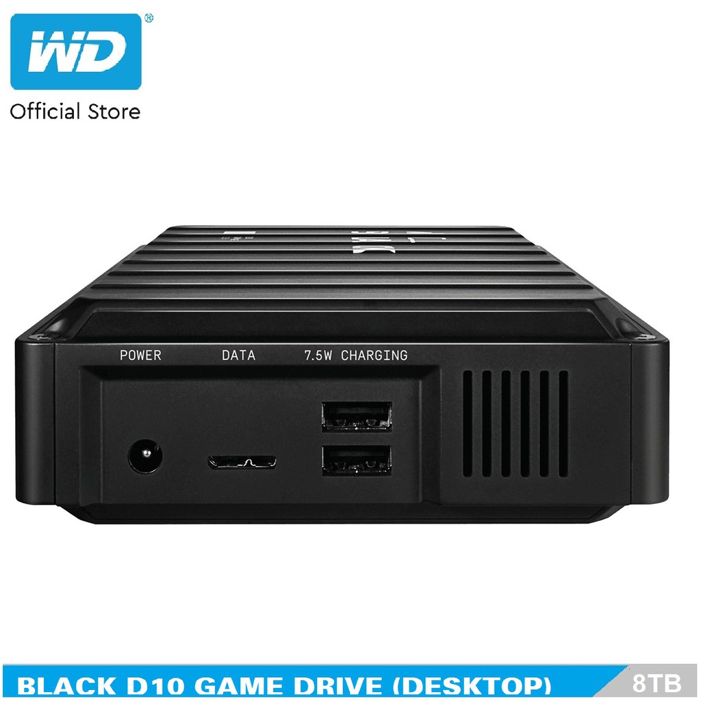 Ổ Cứng Western Digital WD BLACK D10 Game Drive For Xbox 8TB - WDBA3P0080HBK