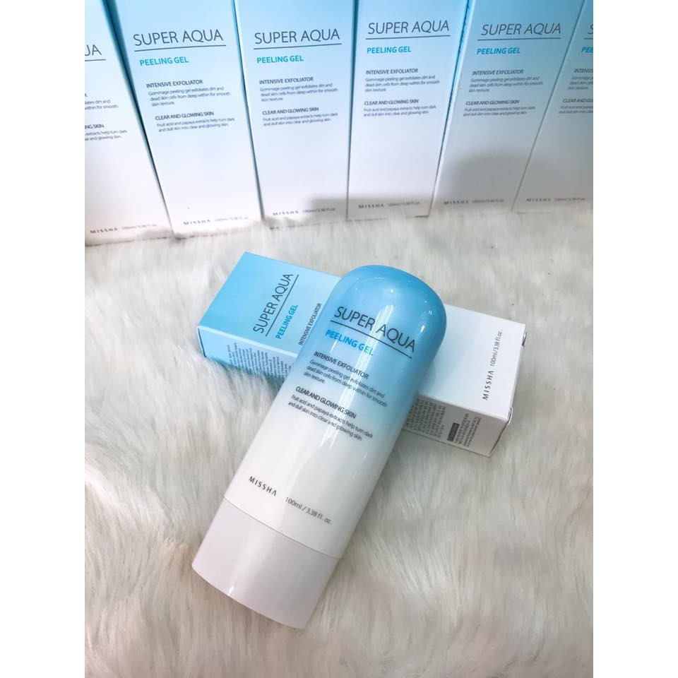 Gel tẩy tế bào chết da mặt MISSHA SUPER AQUA