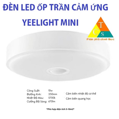 Đèn LED mini ốp trần cảm ứng Yeelight Xiaomi