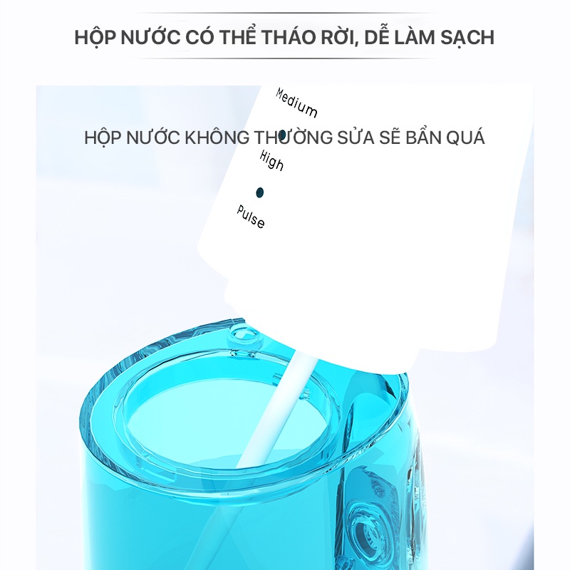 Máy tăm nước Xiaomi BOMIDI D3 PRO 300ml tăm nước 7+6 làm sạch mạnh mẽ hộp lưu trữ vòi phun
