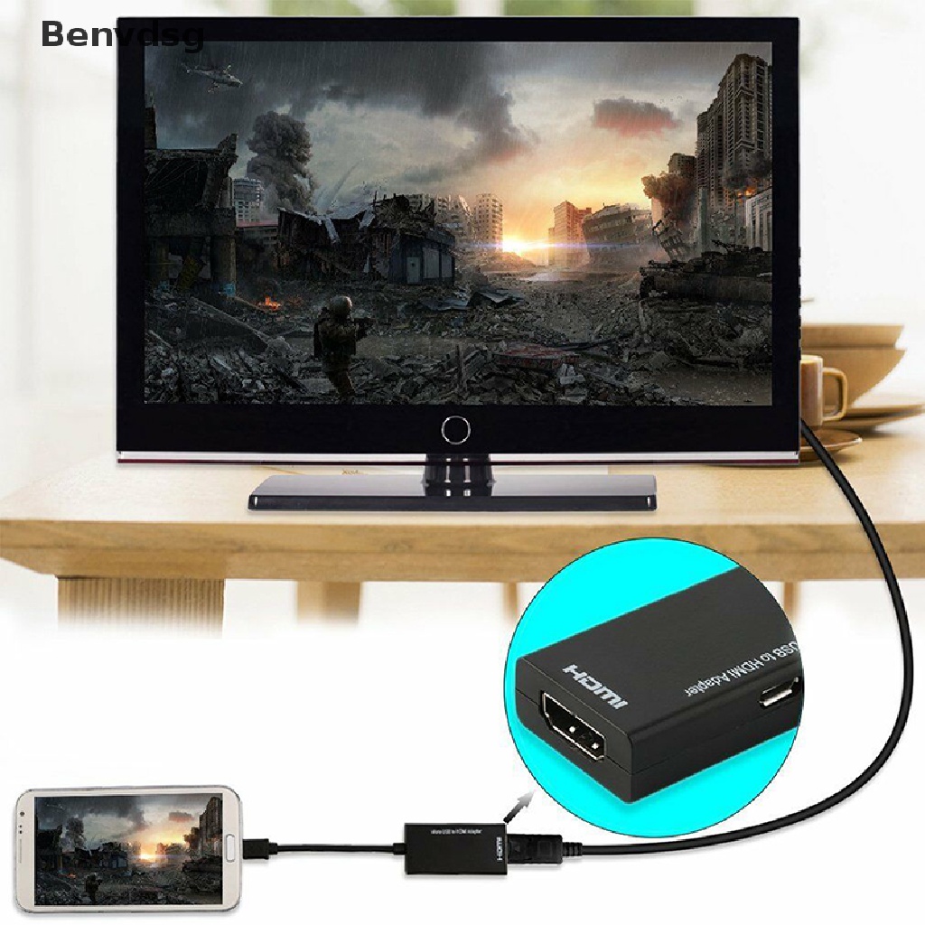 Cáp chuyển đổi đầu cắm Micro USB 2.0 sang HDMI HDTV TV HD cho Samsung LG S7