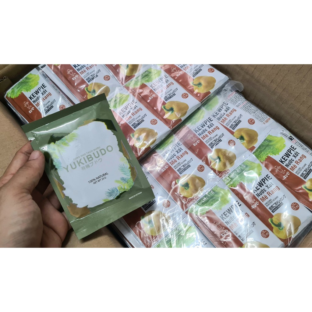 Rong nho tách nước Yukibudo tiêu chuẩn Organic Food cực ngon