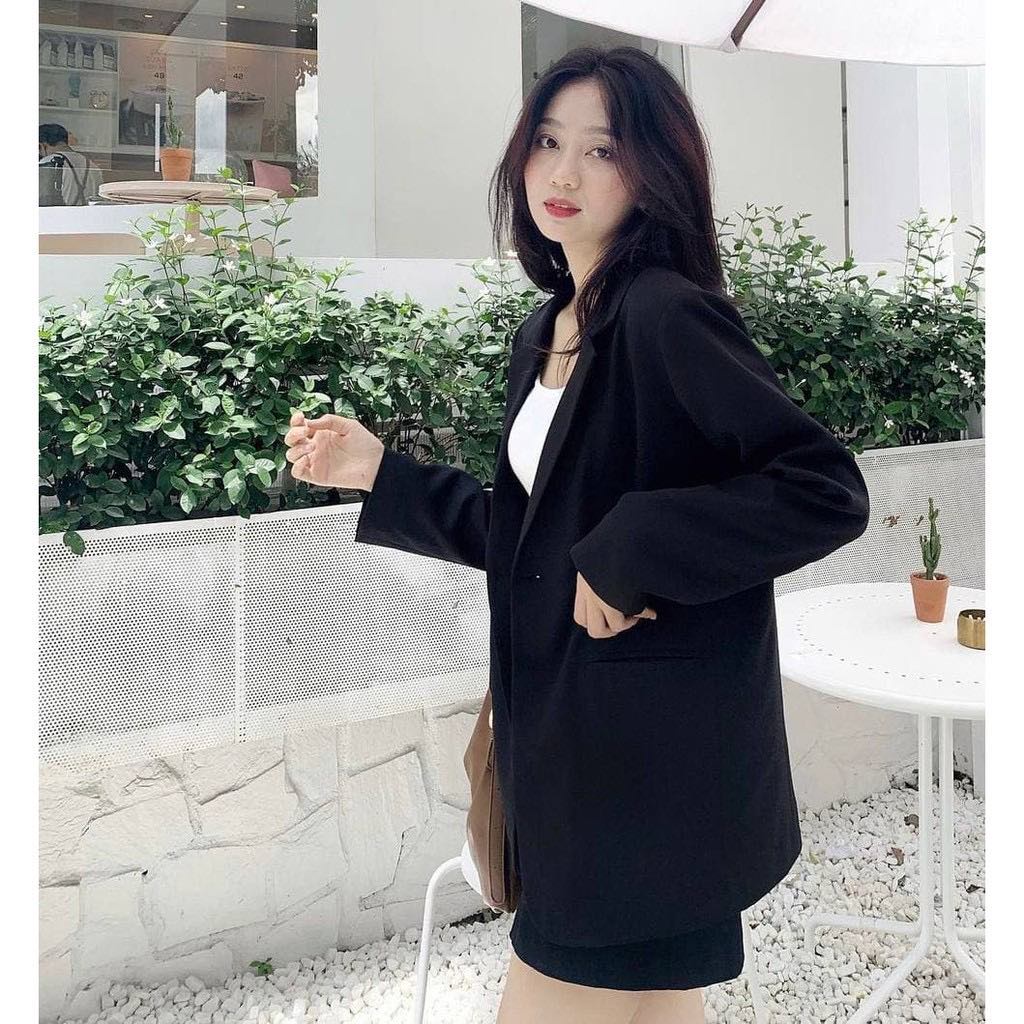 Áo Blazer Nữ - Áo Vest Nữ 1 Lớp 4 Cúc Khoác Ngoài Phong Cách Ulzzang Hot Trend | BigBuy360 - bigbuy360.vn