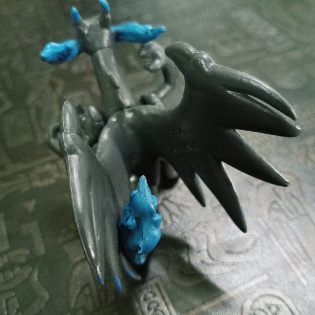 Mô hình Charizard tiến hoá  mega lửa xanh dương anime Pokemon bửu bối thần kỳ 1700 006 3