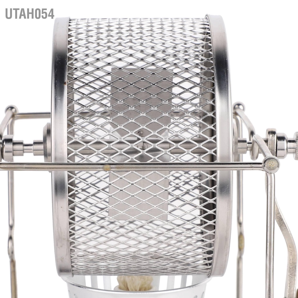 [Hàng HOT] Máy rang hạt cà phê thủ công mini DIY Con lăn bằng thép không gỉ có tay cầm【Utah054】