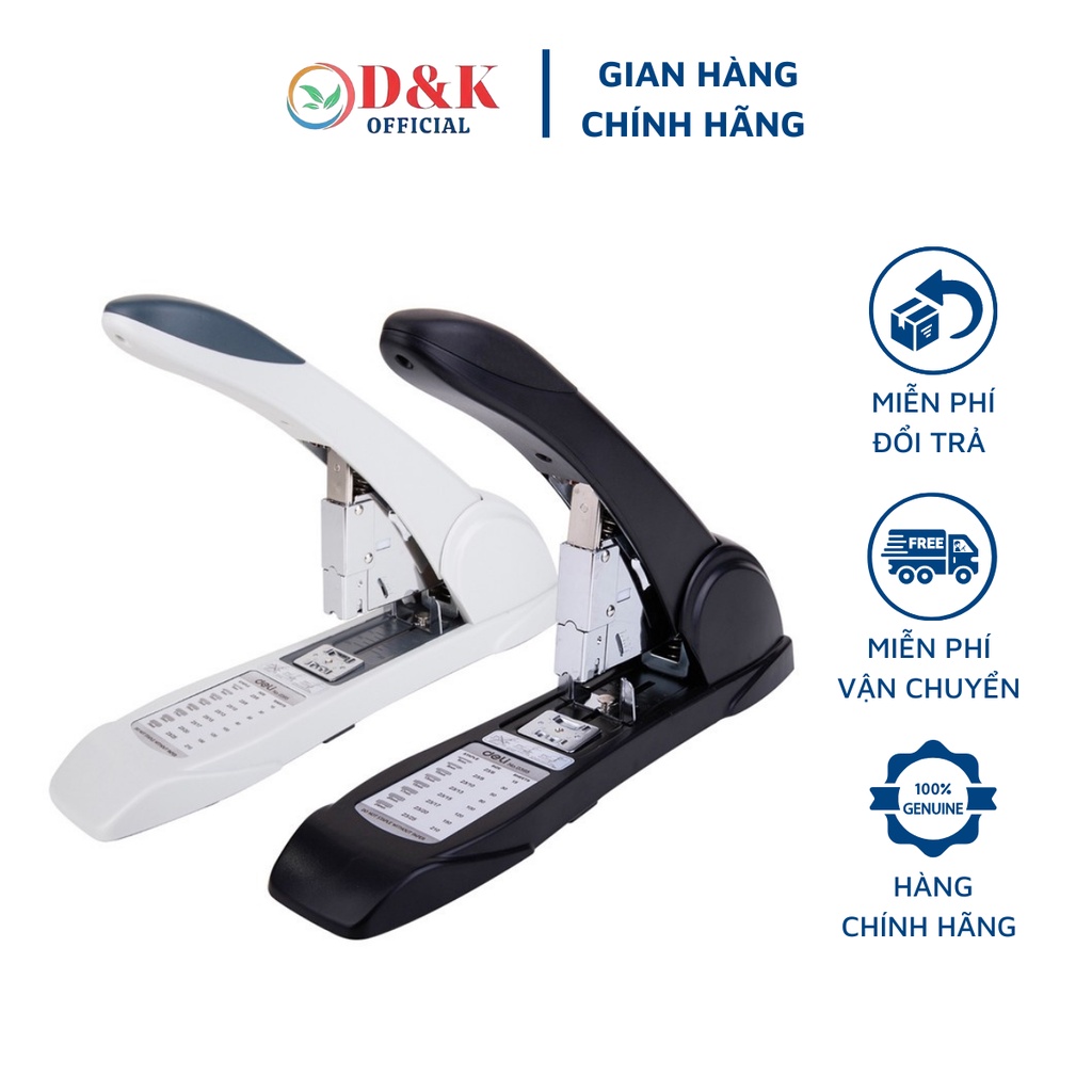 Bàn Dập Ghim Đại Deli 395 Tối Đa 240 Tờ Chất Liệu Cao Cấp Thiết Kế Bền Chắc Dễ Sử Dụng 1,8kg